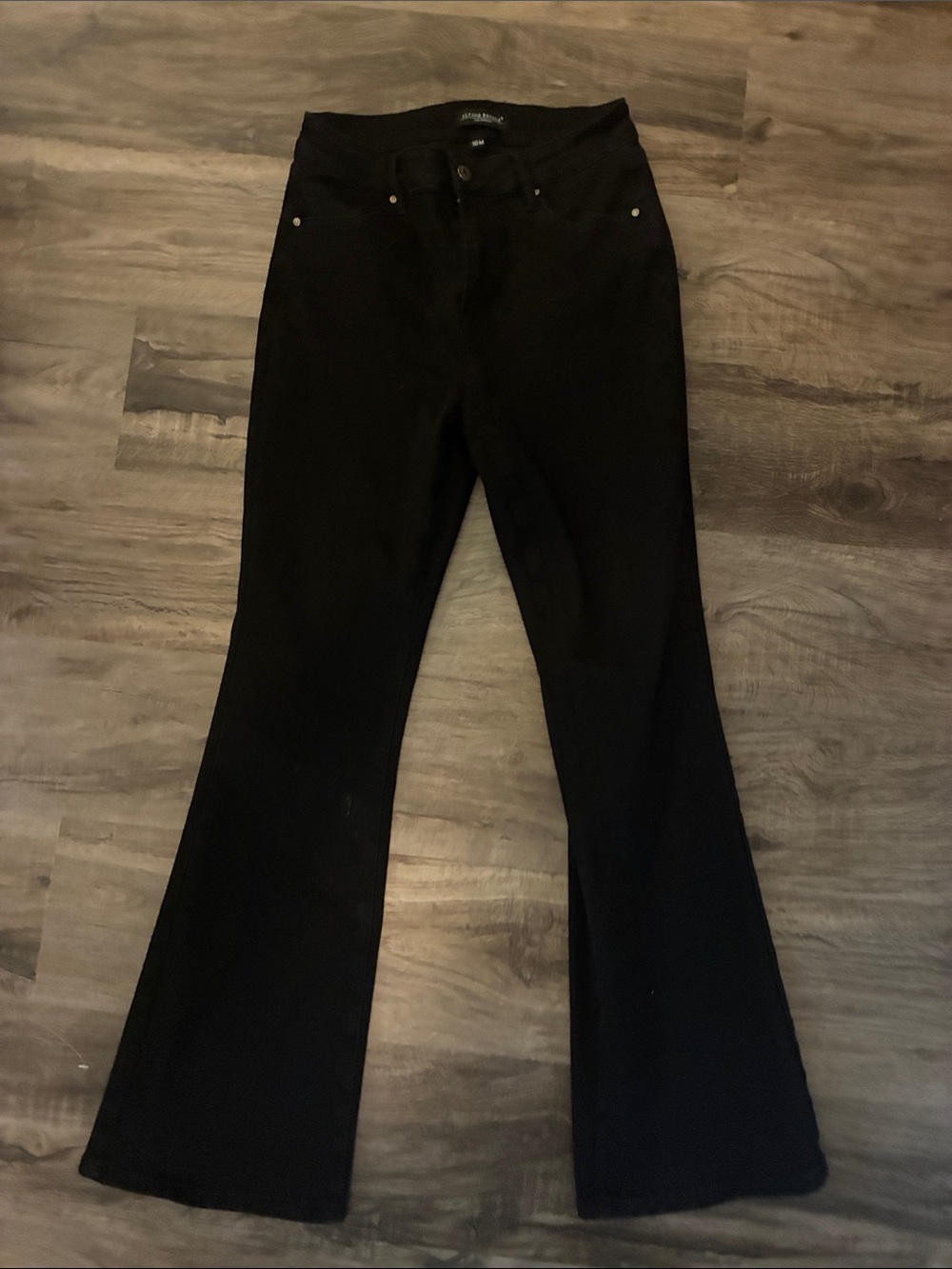 Flying Banana Women's Black Flared Pants